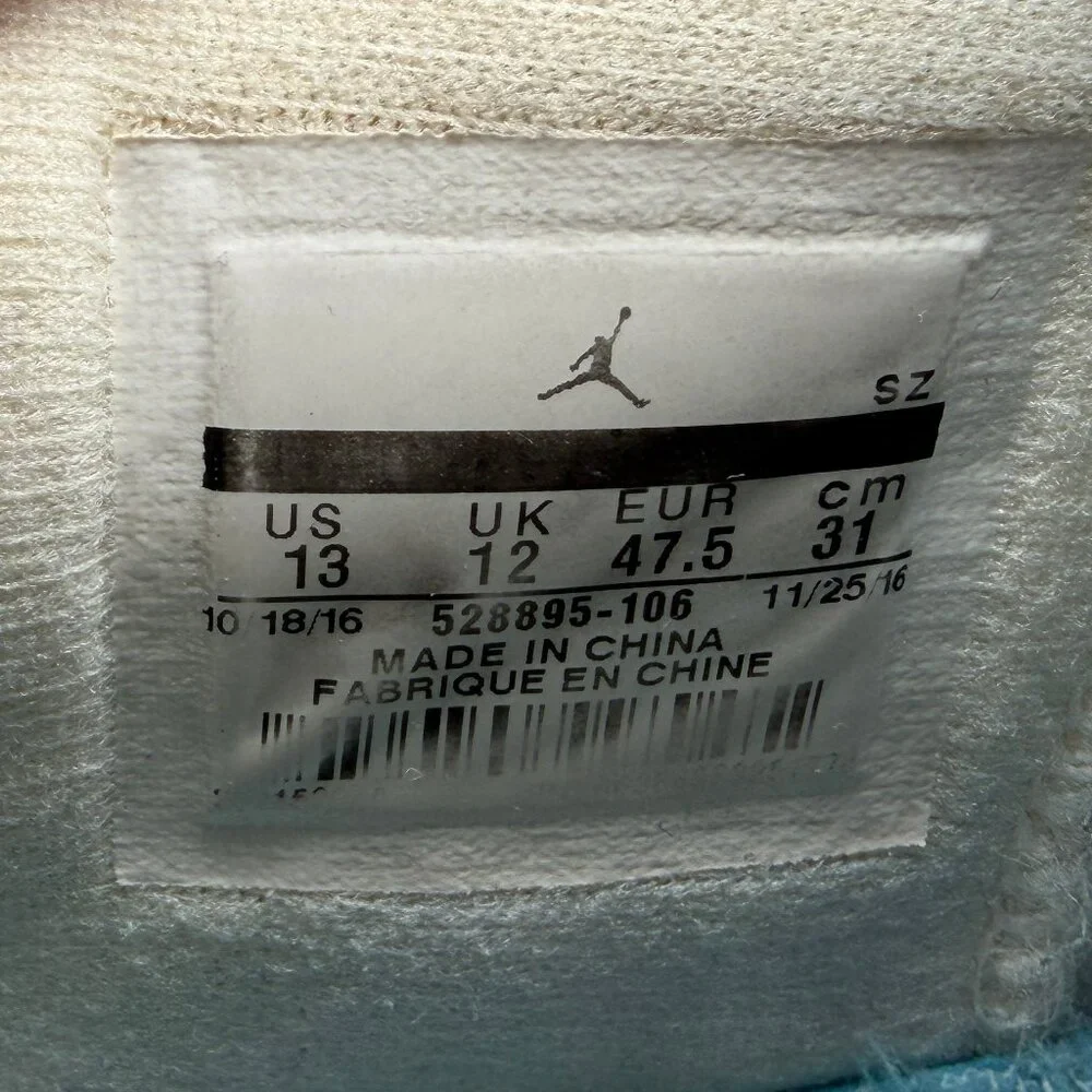 Jordan 11 Retro Low Basketball Shoes Men's Size‎ 13 University Blue Athletic